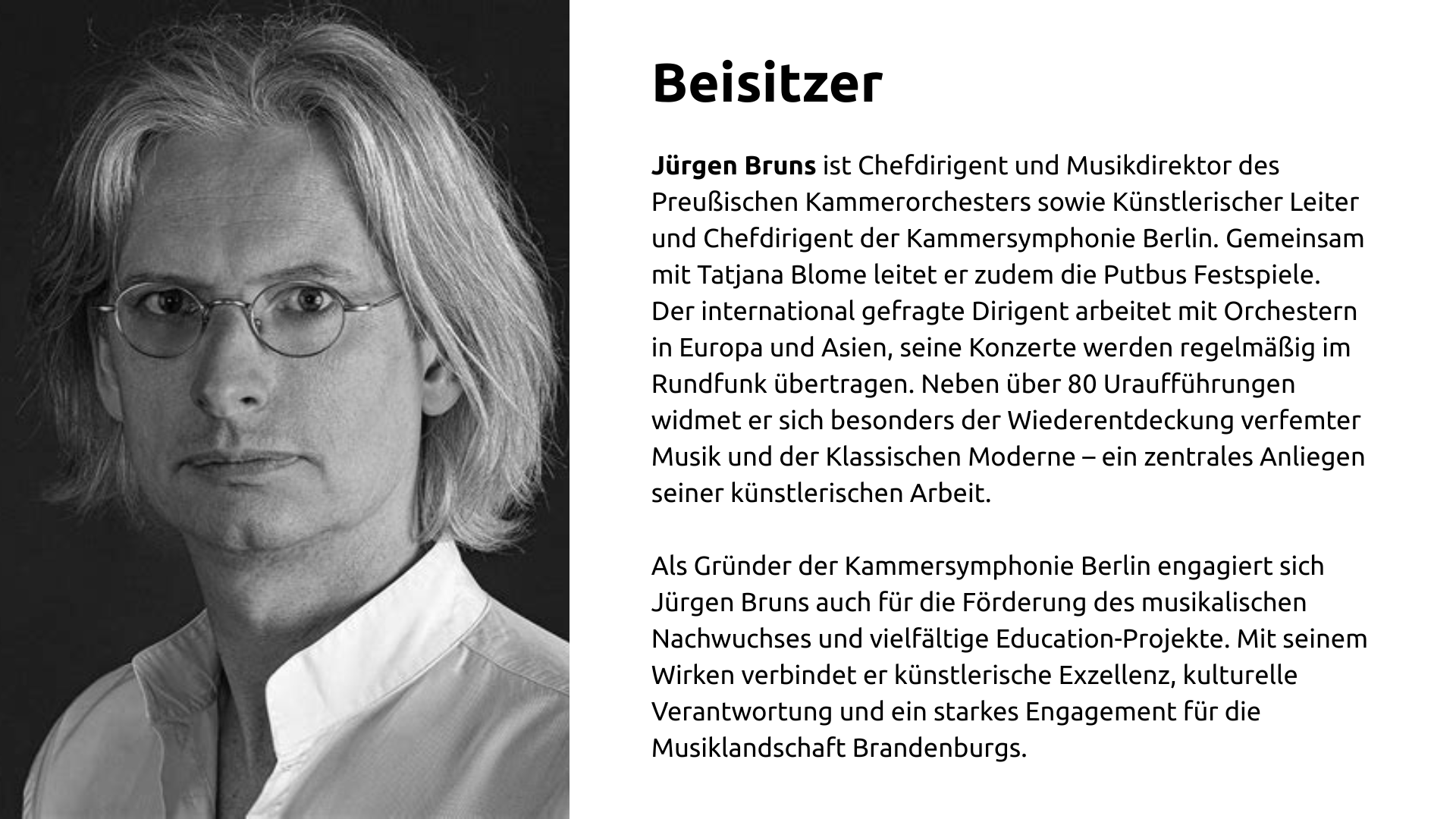 Beisitzer Bruns