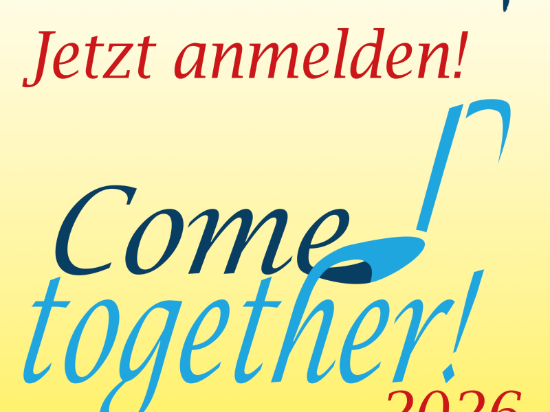 Come together 2026 Plakat Come together